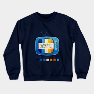 Retro TV design shirt Crewneck Sweatshirt